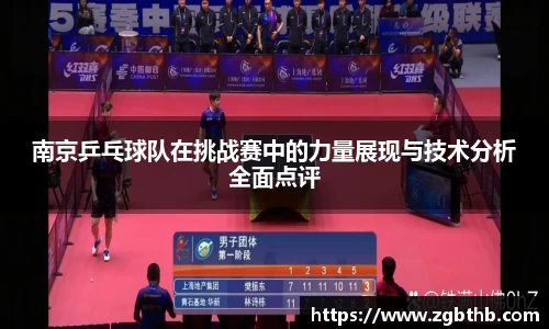 南京乒乓球队在挑战赛中的力量展现与技术分析全面点评